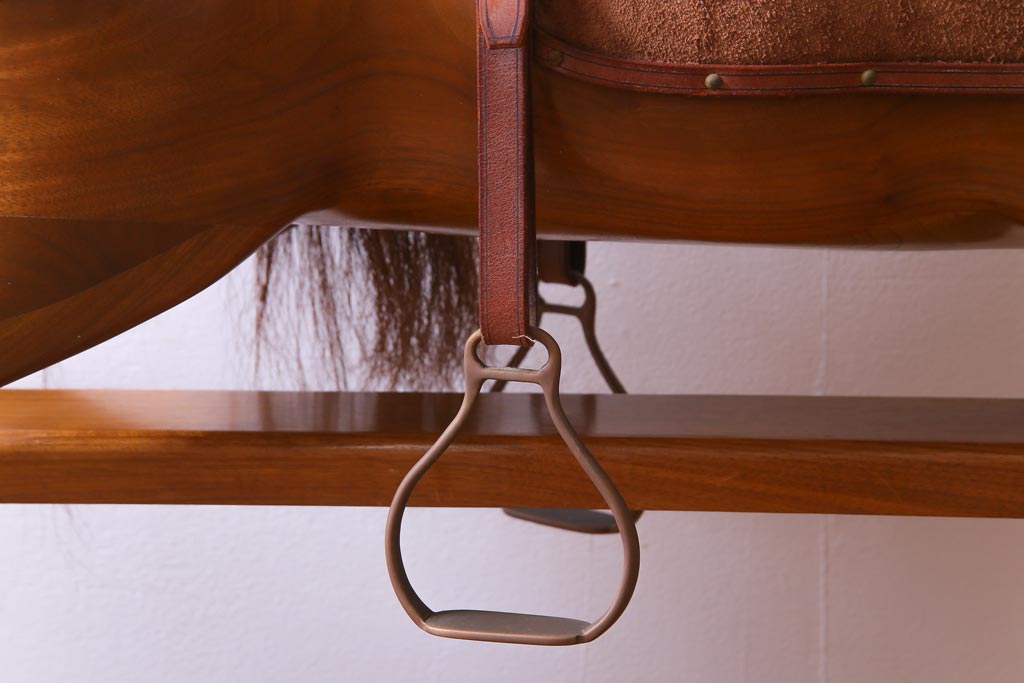 アンティーク雑貨　イギリス　スティーブン・ブラザーズ社(Stevenson Brothers)　ロッキングホース(木馬)(定価約50万円)