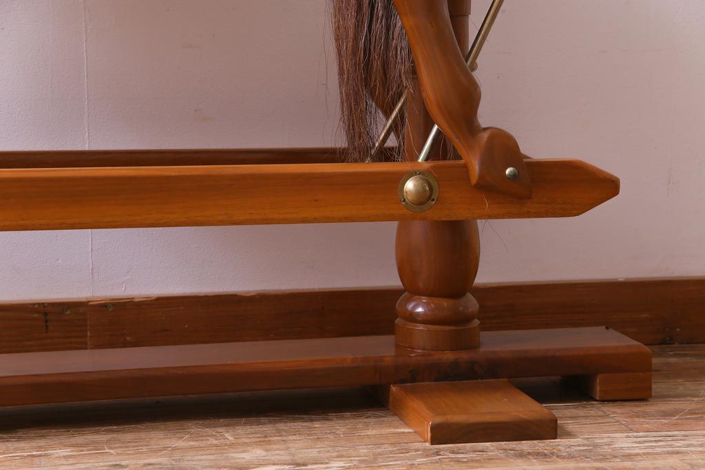 アンティーク雑貨　イギリス　スティーブン・ブラザーズ社(Stevenson Brothers)　ロッキングホース(木馬)(定価約50万円)