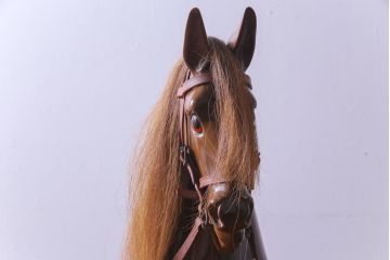 アンティーク雑貨　イギリス　スティーブン・ブラザーズ社(Stevenson Brothers)　ロッキングホース(木馬)(定価約50万円)