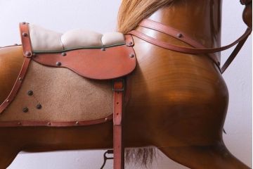 アンティーク雑貨　イギリス　スティーブン・ブラザーズ社(Stevenson Brothers)　ロッキングホース(木馬)(定価約50万円)