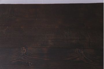 昭和初期　高級杉材　浮造り仕上げの民芸座卓(ローテーブル、センターテーブル)