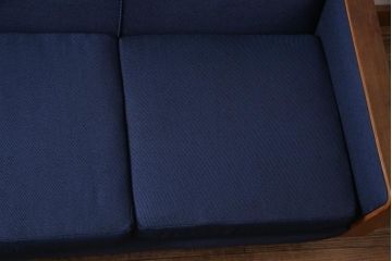 ヴィンテージ家具　日本製　ミッドセンチュリースタイルにもおすすめなビンテージソファ(3人掛けソファ)