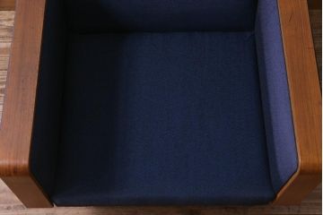 ヴィンテージ家具　日本製　ミッドセンチュリースタイルにもおすすめなビンテージソファ(1人掛けソファ)(2)