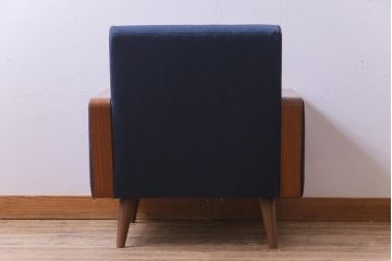 ヴィンテージ家具　日本製　ミッドセンチュリースタイルにもおすすめなビンテージソファ(1人掛けソファ)(2)