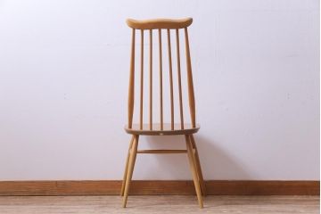 ヴィンテージ家具　イギリスビンテージ　ERCOL(アーコール)　シンプルかつ上品な佇まいのゴールドスミスチェア(椅子、ダイニングチェア)