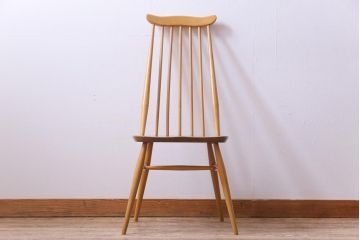 ヴィンテージ家具　イギリスビンテージ　ERCOL(アーコール)　シンプルかつ上品な佇まいのゴールドスミスチェア(椅子、ダイニングチェア)