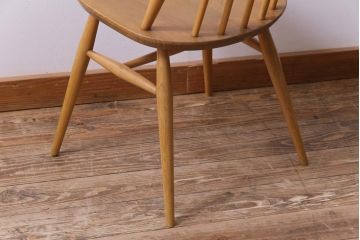 ヴィンテージ家具　イギリスビンテージ　ERCOL(アーコール)　シンプルかつ上品な佇まいのゴールドスミスチェア(椅子、ダイニングチェア)