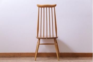 ヴィンテージ家具　イギリスビンテージ　ERCOL(アーコール)　シンプルかつ上品な佇まいのゴールドスミスチェア(椅子、ダイニングチェア)(1)
