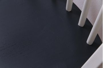 イギリスビンテージ　ペイント家具　ERCOL(アーコール)　バイカラーがお洒落なフープバックチェア(椅子、ダイニングチェア)