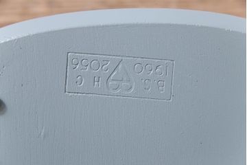 イギリスビンテージ　ペイント家具　ERCOL(アーコール)　爽やかなカラーが魅力のフープバックチェア(椅子、ダイニングチェア)