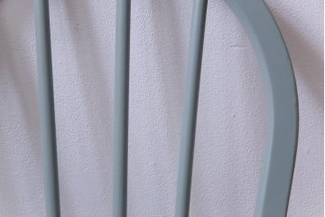 イギリスビンテージ　ペイント家具　ERCOL(アーコール)　爽やかなカラーが魅力のフープバックチェア(椅子、ダイニングチェア)