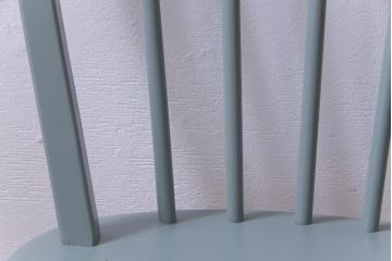 イギリスビンテージ　ペイント家具　ERCOL(アーコール)　爽やかなカラーが魅力のフープバックチェア(椅子、ダイニングチェア)