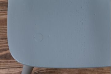 イギリスビンテージ　ペイント家具　ERCOL(アーコール)　爽やかなカラーが魅力のフープバックチェア(椅子、ダイニングチェア)