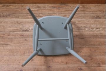 イギリスビンテージ　ペイント家具　ERCOL(アーコール)　爽やかなカラーが魅力のフープバックチェア(椅子、ダイニングチェア)