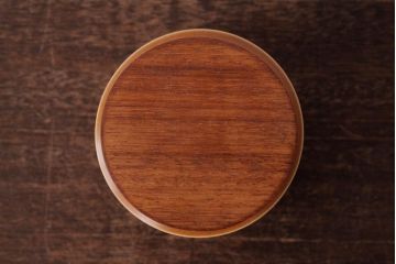 アンティーク雑貨　イギリスビンテージ　HORNSEA(ホーンジー)　SAFFRON(サフラン)シリーズ　キャニスター・中(保存容器、ジャー)