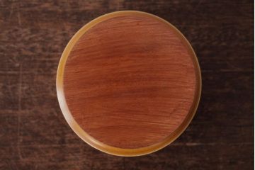アンティーク雑貨　イギリスビンテージ　HORNSEA(ホーンジー)　SAFFRON(サフラン)シリーズ　キャニスター・小(保存容器、ジャー)
