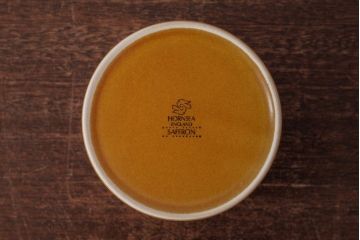 アンティーク雑貨　イギリスビンテージ　HORNSEA(ホーンジー)　SAFFRON(サフラン)シリーズ　キャニスター・小(保存容器、ジャー)