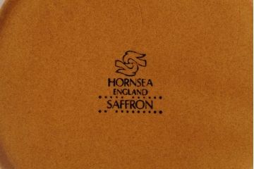 アンティーク雑貨　イギリスビンテージ　HORNSEA(ホーンジー)　SAFFRON(サフラン)シリーズ　キャニスター・小(保存容器、ジャー)