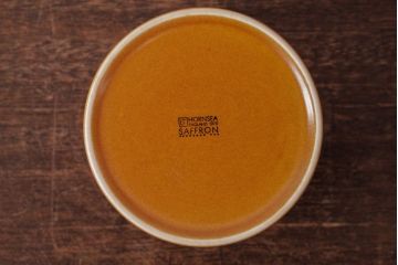 アンティーク雑貨　イギリスビンテージ　HORNSEA(ホーンジー)　SAFFRON(サフラン)シリーズ　キャニスター3個セット(保存容器、ジャー)