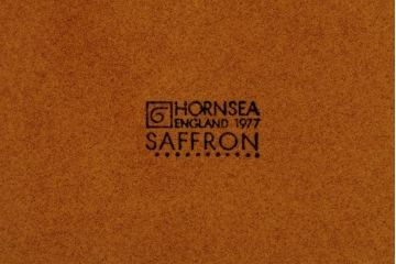 アンティーク雑貨　イギリスビンテージ　HORNSEA(ホーンジー)　SAFFRON(サフラン)シリーズ　キャニスター3個セット(保存容器、ジャー)