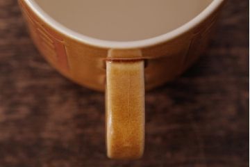 イギリスビンテージ　HORNSEA(ホーンジー)　SAFFRON(サフラン)　マグカップ(洋食器)