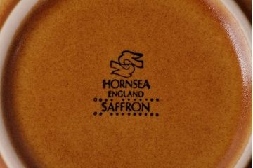 イギリスビンテージ　HORNSEA(ホーンジー)　SAFFRON(サフラン)　マグカップ(洋食器)