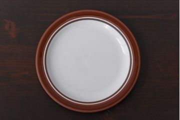 イギリスビンテージ　Hornsea(ホーンジー)　SIENNA(シエナ)　トリオ2客セット(カップ&ソーサー、プレート)(2)
