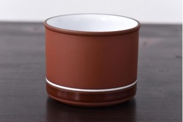 イギリスビンテージ　Hornsea(ホーンジー)　SIENNA(シエナ)　トリオ2客セット(カップ&ソーサー、プレート)(1)