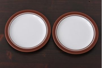 イギリスビンテージ　Hornsea(ホーンジー)　SIENNA(シエナ)　トリオ2客セット(カップ&ソーサー、プレート)(1)