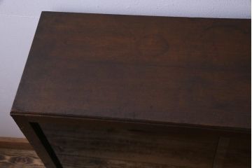 アンティーク家具　和製アンティーク　山葉製(ヤマハ、日本楽器)　希少なスタッキングブックケース(本棚、収納棚)