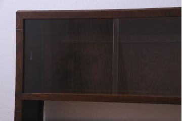 アンティーク家具　和製アンティーク　山葉製(ヤマハ、日本楽器)　希少なスタッキングブックケース(本棚、収納棚)