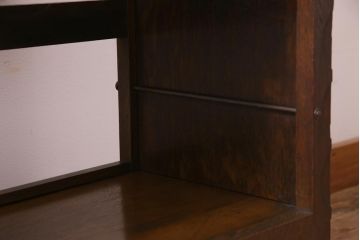 アンティーク家具　和製アンティーク　山葉製(ヤマハ、日本楽器)　希少なスタッキングブックケース(本棚、収納棚)