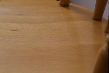 ヴィンテージ家具　ビンテージ　飛騨産業　キツツキ　明るい色味で空間をぱっと明るくしてくれるブナ材アームチェア(2)