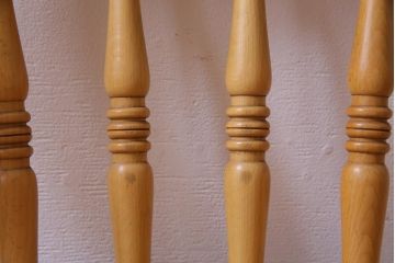 ヴィンテージ家具　ビンテージ　飛騨産業　キツツキ　明るい色味で空間をぱっと明るくしてくれるブナ材アームチェア(3)