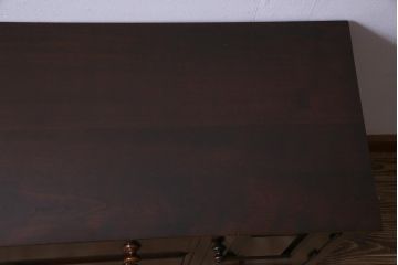 中古　北海道民芸家具　小ぶりなリメイクサイドボード(テレビボード、収納棚)