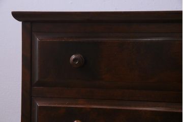 中古　北海道民芸家具　小ぶりなリメイクサイドボード(テレビボード、収納棚)