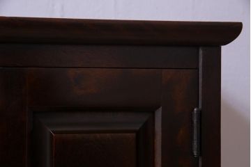 中古　北海道民芸家具　小ぶりなリメイクサイドボード(テレビボード、収納棚)