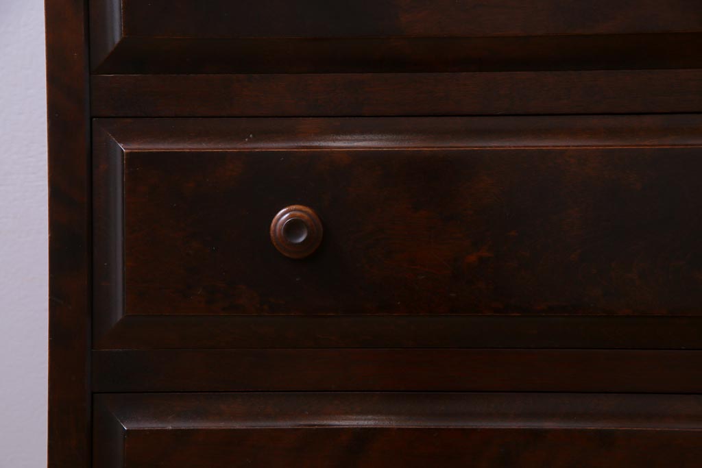 中古　北海道民芸家具　小ぶりなリメイクサイドボード(テレビボード、収納棚)