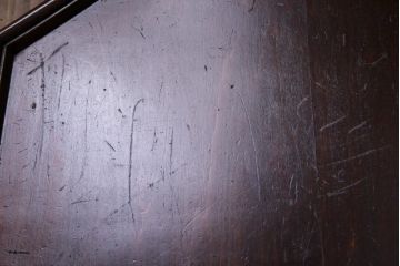 アンティーク雑貨　中古　ビンテージ松本民芸家具　八角　#312　朝鮮膳(定価約8万5千円)