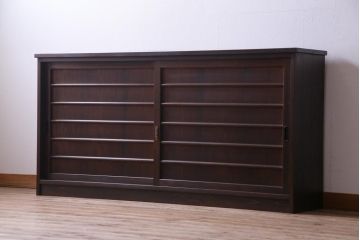 ラフジュ工房オリジナル　古い建具をリメイクした和モダンな戸棚(サイドボード、収納棚)