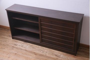 ラフジュ工房オリジナル　古い建具をリメイクした和モダンな戸棚(サイドボード、収納棚)