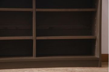 ラフジュ工房オリジナル　扉の意匠が目を惹く古い建具を使ったリメイク戸棚(ローボード、収納棚)