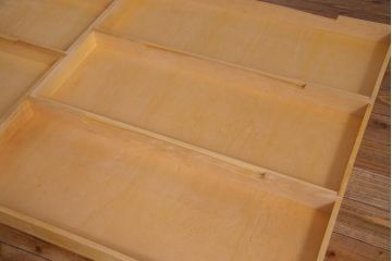 中古　北海道民芸家具　リメイク　シックな印象のローボード(収納棚、リビングボード)