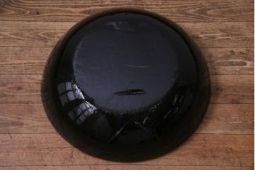 和製アンティーク　古民具　漆塗りが美しいこね鉢(ボウル)