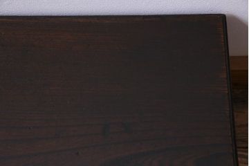 アンティーク雑貨　和製アンティーク　ケヤキ材　大正ロマンな雰囲気漂う花台(文机、サイドテーブル)