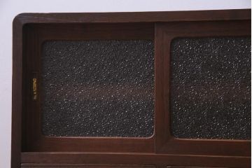 レトロ家具　和製アンティーク　リメイク　桐材　レトロな雰囲気満載のローボード(戸棚)