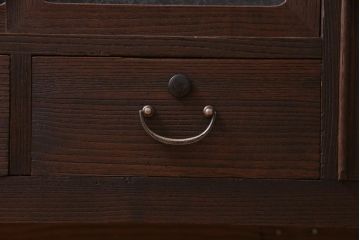 レトロ家具　和製アンティーク　リメイク　桐材　レトロな雰囲気満載のローボード(戸棚)(1)