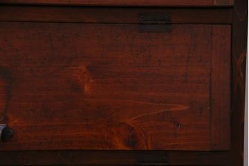 ラフジュ工房オリジナル　鉄脚がおしゃれなパタパタ収納棚(4段タイプ)(キャビネット、靴箱、収納棚)