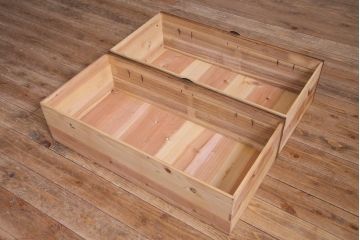 アンティーク家具　和製アンティーク　桐材　シンプルな丸金具のリメイク箪笥ローボード(チェスト、引き出し、和タンス、桐箪笥、桐たんす)