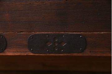 アンティーク家具　和製アンティーク　桐材　古い木の味わい豊かなリメイク箪笥ローボード(チェスト、引き出し、和タンス、桐箪笥、桐たんす)